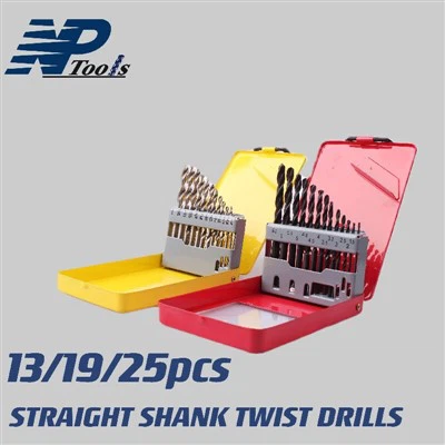 13/19/25 buc burghiu elicoid cu tijă dreaptă cu cutie de fier